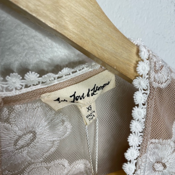 For Love And Lemons Temecula Dress In Ivory XS NWT - Picture 7 of 13